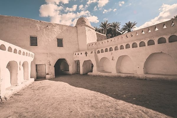 Park-al-touta in old town of Ghadames